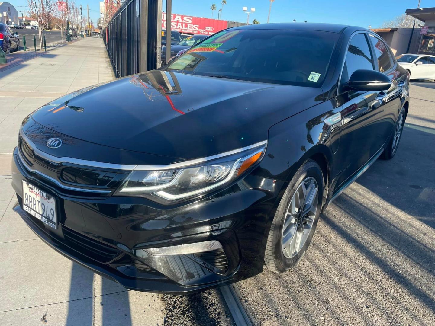 2020 BLACK /BLACK Kia Optima Hybrid (KNAGV4LDXL5) , located at 744 E Miner Ave, Stockton, CA, 95202, (209) 944-5770, 37.956863, -121.282082 - Photo#3